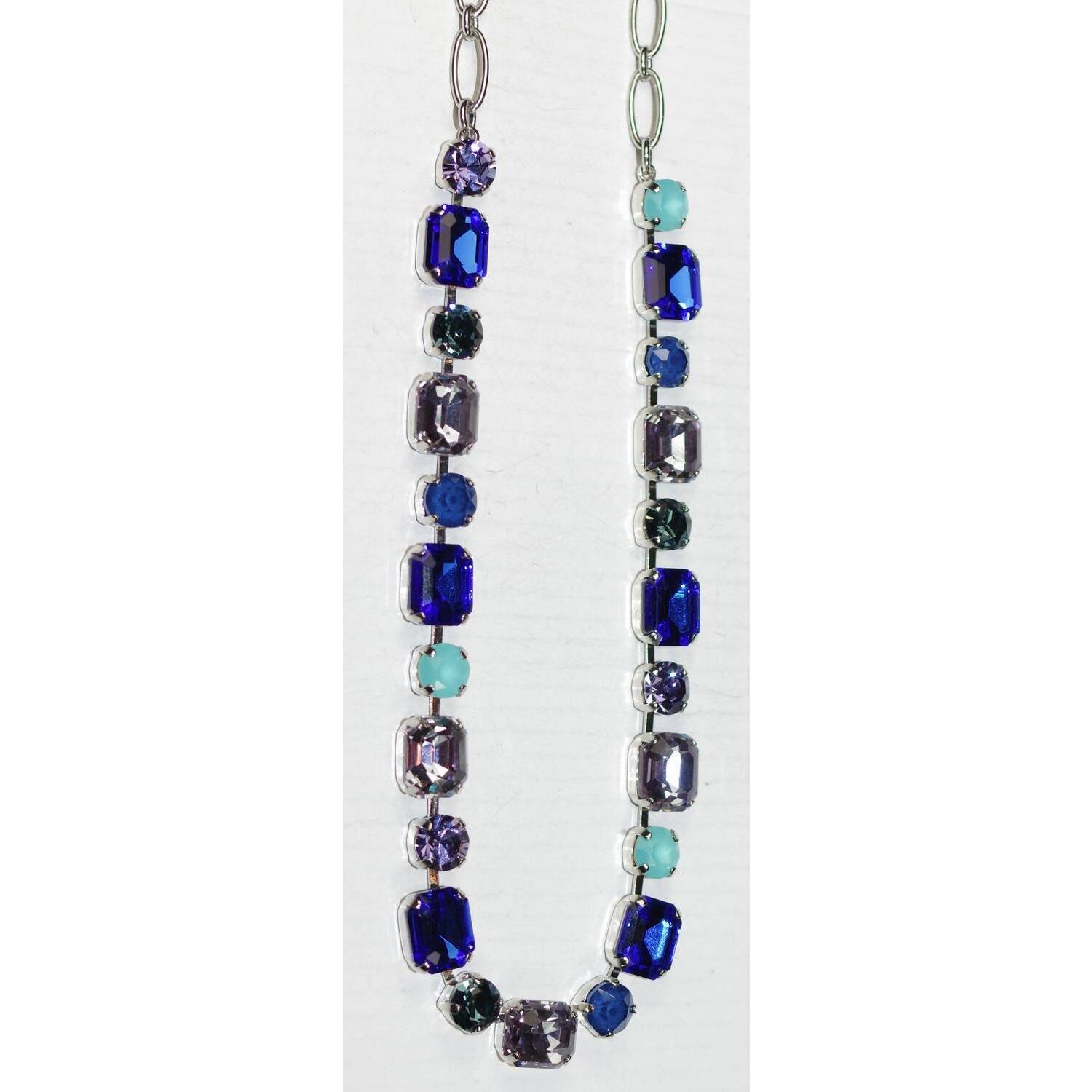 New Mariana Womens Electric Necklace In Blue Teal Lavender 120$